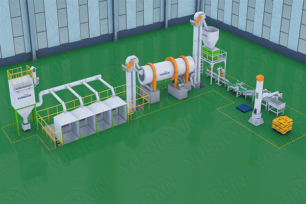 bulk blending fertilizer production line