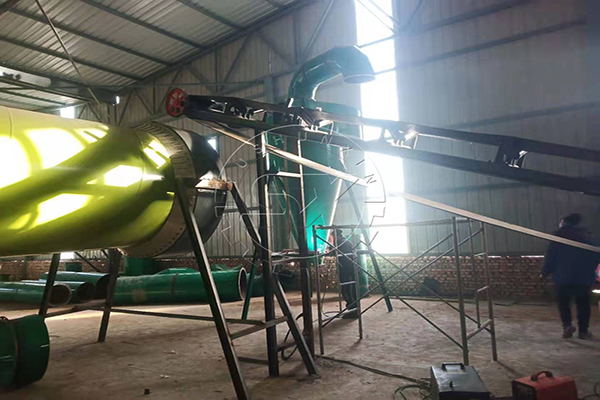 Cat litter production dust collertor installation
